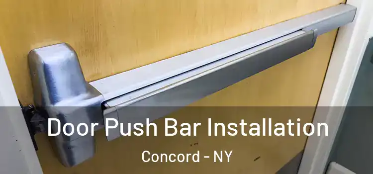 Door Push Bar Installation Concord - NY