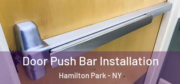  Door Push Bar Installation Hamilton Park - NY