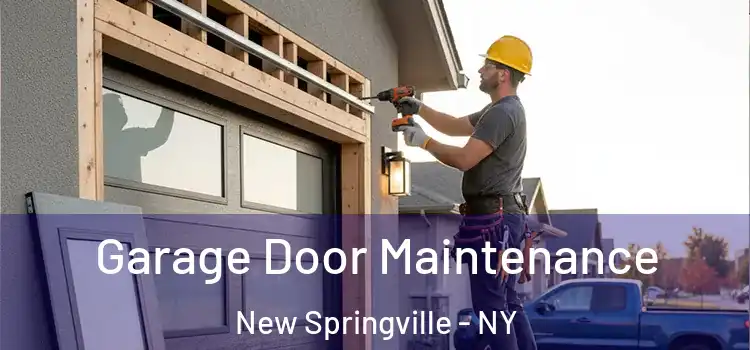 Garage Door Maintenance New Springville - NY